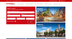 Desktop Screenshot of hoteles.avanzabus.com